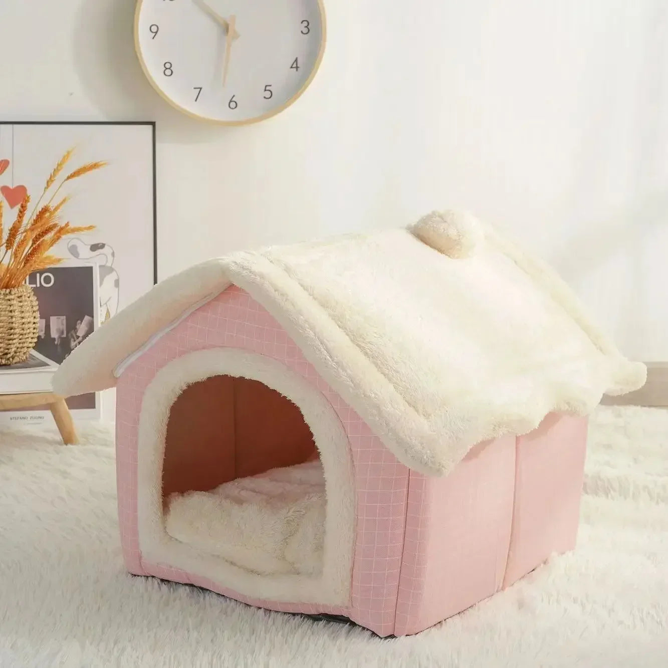 Popular Four Seasons Universal Cat and Dog Nest House Removable and Washable Small Dog Teddy Pet Bedding Supplies