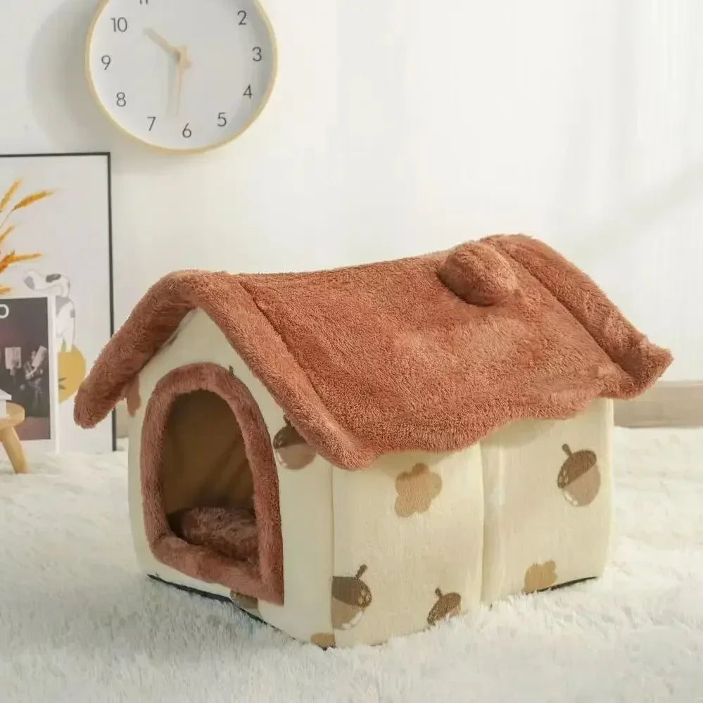 Popular Four Seasons Universal Cat and Dog Nest House Removable and Washable Small Dog Teddy Pet Bedding Supplies