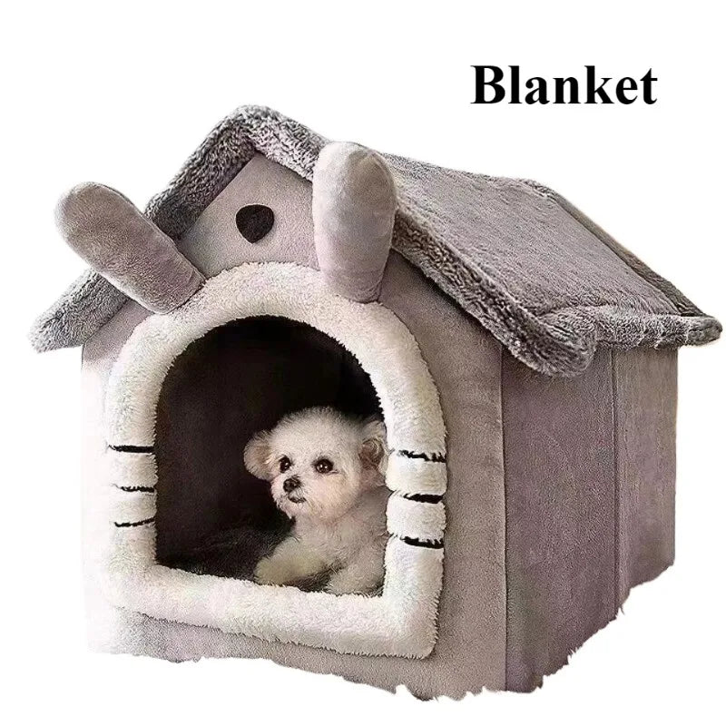 Popular Four Seasons Universal Cat and Dog Nest House Removable and Washable Small Dog Teddy Pet Bedding Supplies